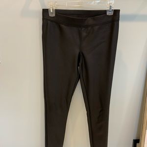 Black Express faux leather leggings! NWOT Never been worn!